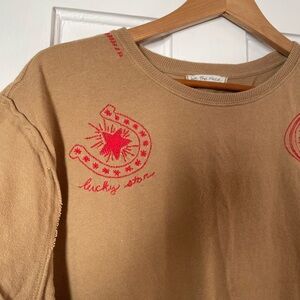 We The Free Tan Knit Top